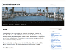 Tablet Screenshot of dunedinboatclub.org